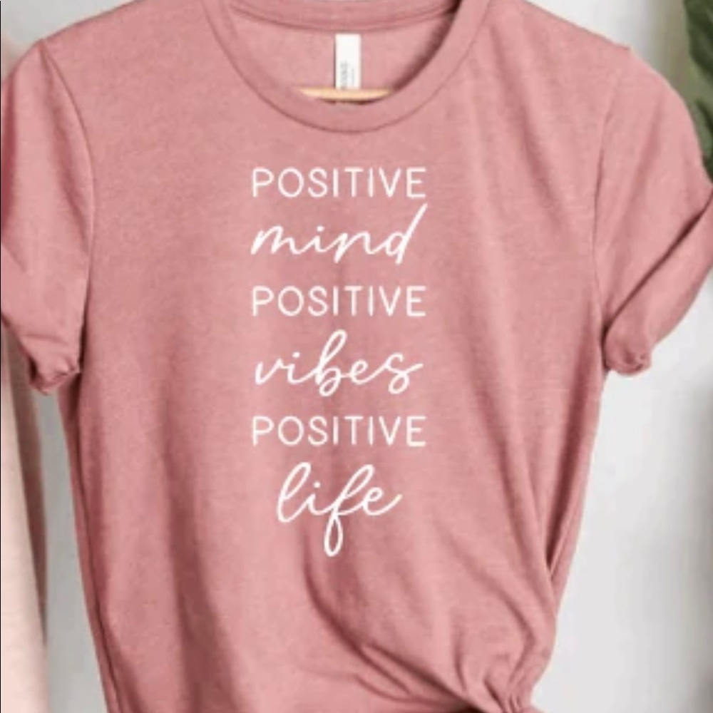Positive Tee- white font